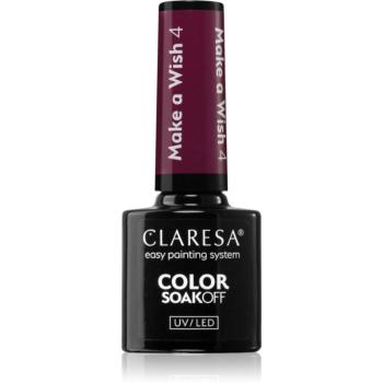 Claresa SoakOff UV/LED Color Make a Wish lac de unghii sub forma de gel culoare 4 5 g