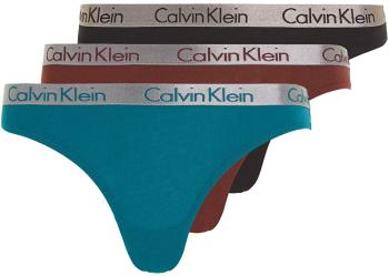 Calvin Klein 3 PACK - tanga pentru femei QD3560E-IIL XS