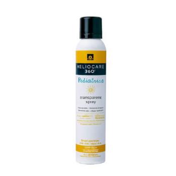 Heliocare Spray transparent de bronzare pentru copii 360° SPF 50+ (Pediatrics Transparent Spray) 200 ml