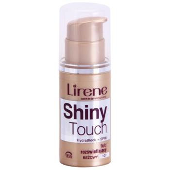 Lirene Shiny Touch machiaj lichid lucios 16 de ore culoare 107 Beige (SPF 8) 30 ml