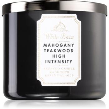 Bath & Body Works White Barn Mahogany Teakwood High Intensity lumânare parfumată 411 g