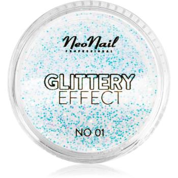 NeoNail Glittery Effect No. 01 pudra cu particule stralucitoare pentru unghii 2 g