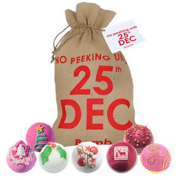 Bomb Cosmetics Set cadou de bombe efervescente pentru baie 25th of December 7 buc