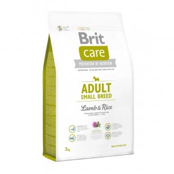 BRIT Care Adult Small Breed, XS-S, Miel cu Orez, hrană uscată câini, 3kg