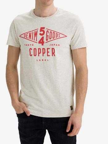 SuperDry Copper Label Tee Tricou Alb