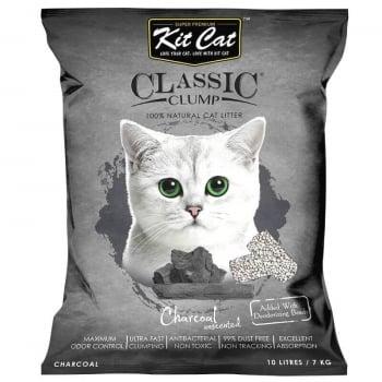 Asternut Igienic Pentru Pisici Kit Cat Litter Charcoal, 10 L