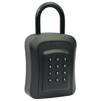 Cutie de securitate din oțel KB.E2 negru, 9,5 x 17 x 4,5 cm