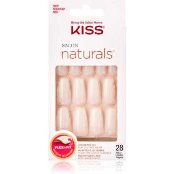 KISS Salon Natural Walk On Air unghii artificiale 28 buc