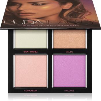 Huda Beauty 3D Summer Highlighter paletă de iluminatoare 30 g