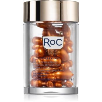 RoC Multi Correxion Revive + Glow ser vitamin activă de noapte în capsule 30 buc