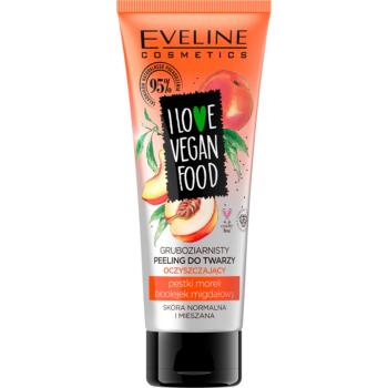 Eveline Cosmetics I Love Vegan Food exfoliere si hidratare faciala 75 ml