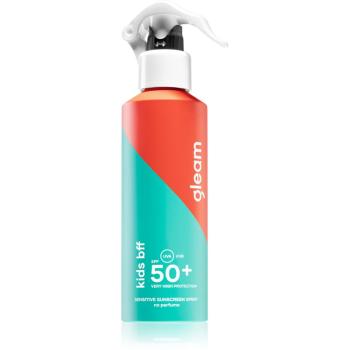 GLEAM Kids bff spray pentru protectie solara pentru copii SPF 50+ 200 ml