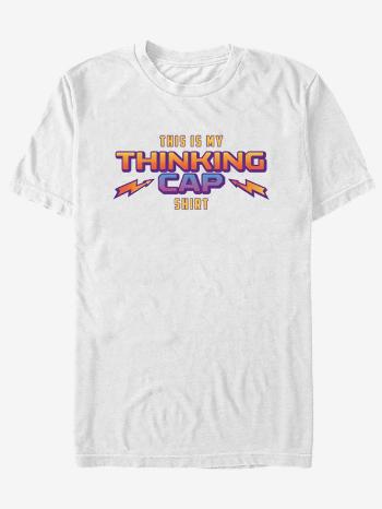 ZOOT.Fan Netflix This Is My Thinking Cap Shirt Stranger Things Tricou Alb