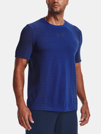 Under Armour Seamless Wordmark SS Tricou Albastru