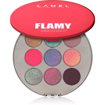 LAMEL Flamy Lumeneyes Palette paletă cu farduri de ochi 9 g