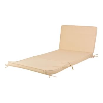 Pernă pentru scaun de grădină crem pentru șezlong 60x158 cm – Esschert Design