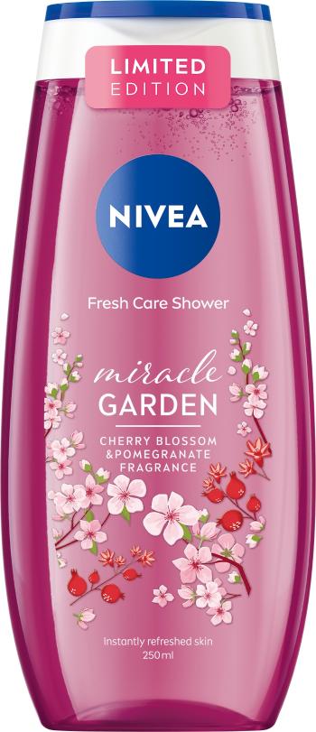 Nivea Gel de duș cu parfum de flori de cireș și rodie Miracle Garden (Fresh Care Shower) 250 ml