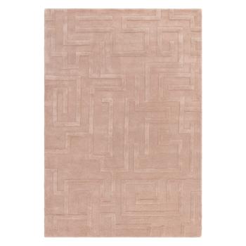 Covor roz deschis din lână 160x230 cm Maze – Asiatic Carpets