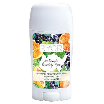 RYOR Deodorant cu efect de 48 de ore și parfum de grapefruit și coacăze negre 50 ml