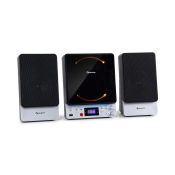 Auna Microstar, microsistem, sistem vertical, CD player, bluetooth, port USB, telecomandă