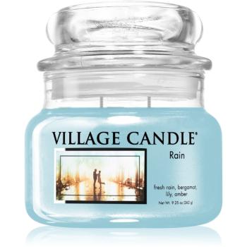 Village Candle Rain lumânare parfumată  (Glass Lid) 262 g