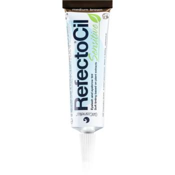 RefectoCil Sensitive vopsea pentru sprancene si gene culoare Medium Brown 15 ml