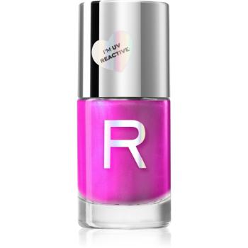 Makeup Revolution Neon Glow lac de unghii cu stralucire neon culoare Purple Soul 10 ml
