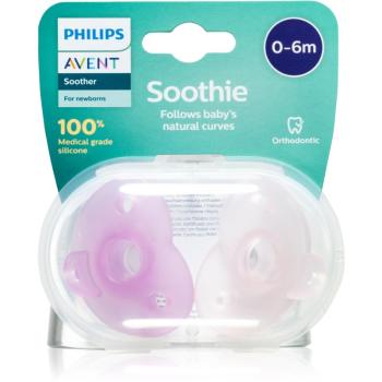 Philips Avent Soother For Newborns 0-6 m suzetă Pink 2 buc