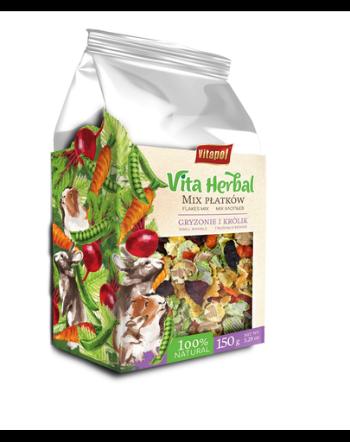 VITAPOL Vitaherbal mix fulgi pentru rozatoare 150 g