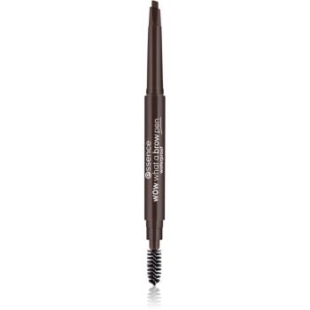 Essence WOW What a Brow creion pentru sprancene cu pensula culoare 04 Black-Brown 0,2 g