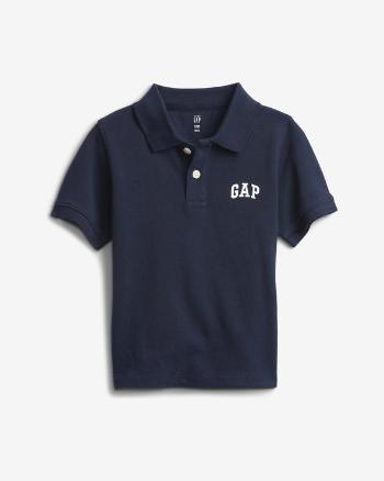 GAP Logo Solid Polo Tricou pentru copii Albastru