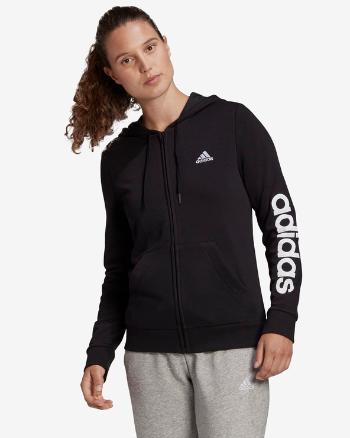 adidas Performance Essentials Logo Full-Zip Hanorac Negru