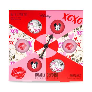 Mad Beauty Bombă de baie efervescentă Minnie Mickey Totally Devoted Spinning (Bath Fizzer Set) 6 x 30 g