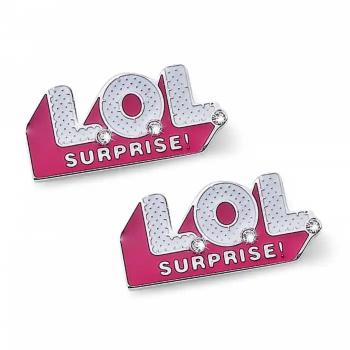 L.O.L. Surprise! Cercei roz tip sferic pentru fete LOL Logo L2012STLOL