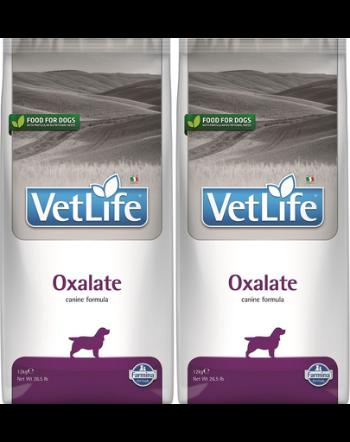 FARMINA Vet Life Dog Oxalate 2x12 kg hrana caini cu probleme renale si ale tractului urinar