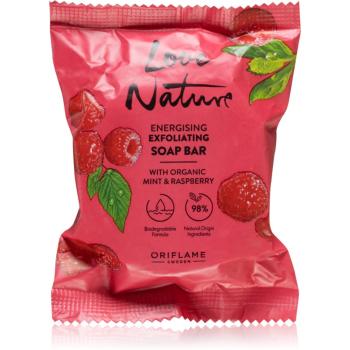 Oriflame Love Nature Organic Mint & Raspberry săpun solid pentru curățare 75 g