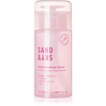 Sand & Sky The Essentials Marshmallow Toner tonic exfoliant delicat pentru definirea pielii 120 ml