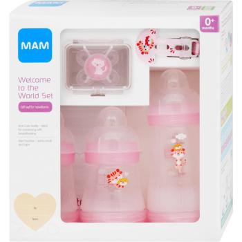 MAM Welcome to the World Gift Set set cadou Pink (pentru bebeluși)