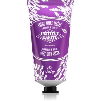 Institut Karité Paris Lavender So Fairy crema cu textura usoara de maini cu unt de shea tube + box 75 ml