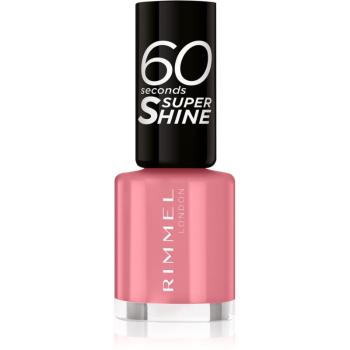 Rimmel 60 Seconds Super Shine lac de unghii culoare 405 Rose Libertine 8 ml