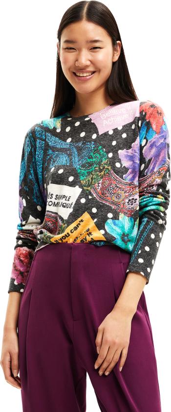 Desigual Pulover pentru femei Jers Spice 22WWJFA12000 XL