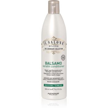 Alfaparf Milano Il Salone Milano Keratin balsam pentru regenerare pentru par deteriorat 500 ml