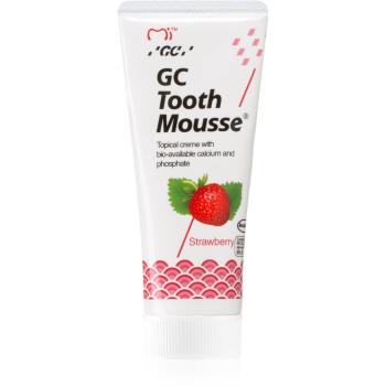 GC Tooth Mousse Crema protectoare de remineralizare pentru dinți sensibili fara flor aroma Strawberry 35 ml
