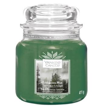 Yankee Candle Lumânare parfumata Classic medie Evergreen Mist 411 g