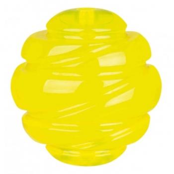 Trixie, jucărie sporting ball plutitor câini, plastic, 8cm, galben