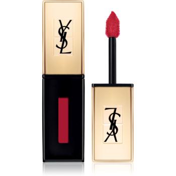 Yves Saint Laurent Vernis À Lèvres Glossy Stain ruj rezistent si luciu de buze. 2 in 1 culoare 46 Rouge Fusain 6 ml