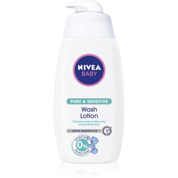 Nivea Baby Pure & Sensitive gel de curățare pentru față, corp și păr 500 ml