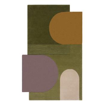 Covor din lână verde 240x150 cm Lozenge - Flair Rugs