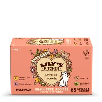 Lily's Kitchen Pisica, Multipack 8 x 85 g