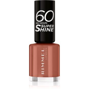 Rimmel 60 Seconds Super Shine lac de unghii culoare 130 Caramel Candy 8 ml